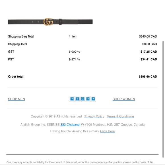 GUCCI BELT 100% AUTHENTIC - Picture 2 of 2